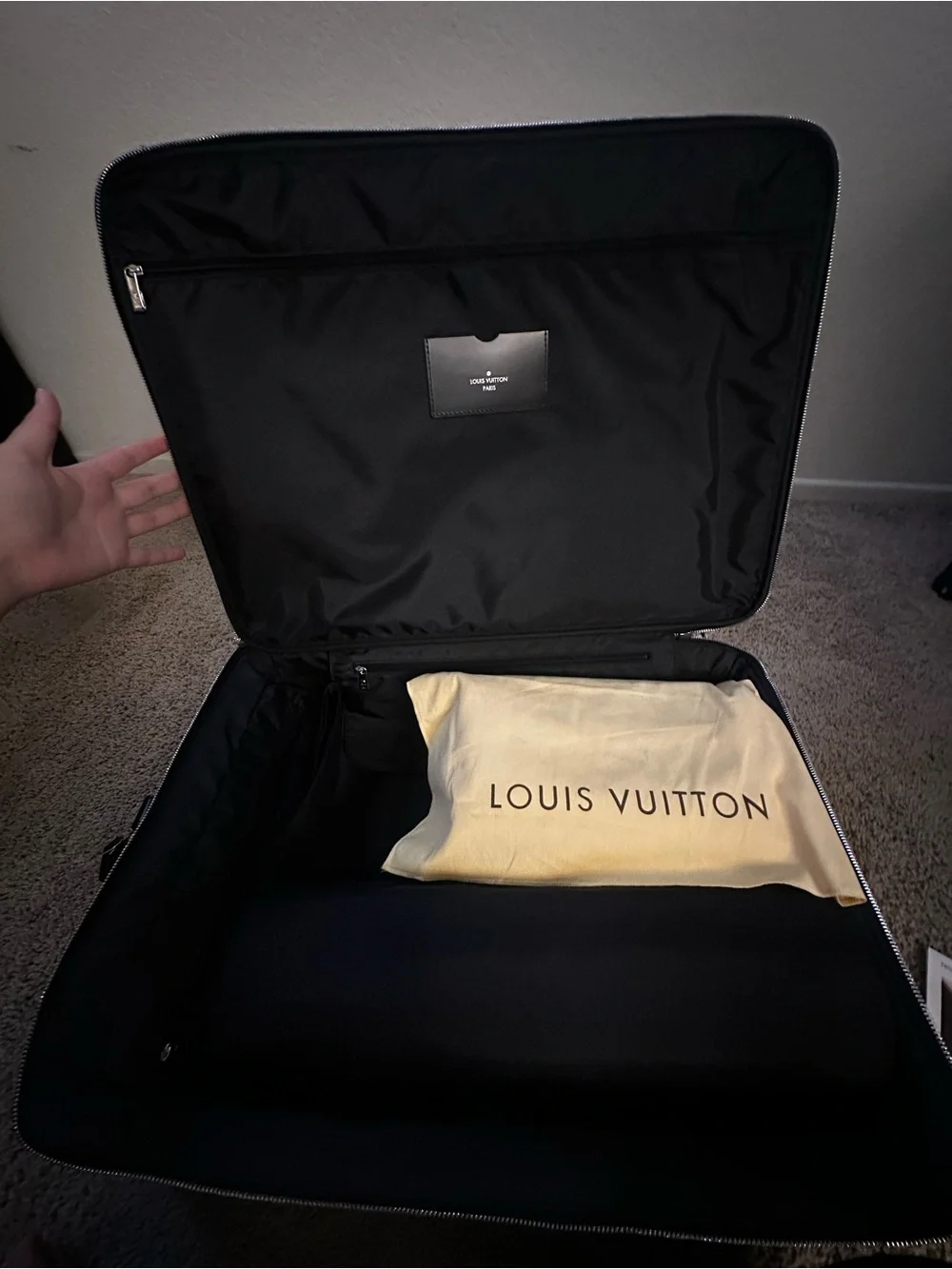 Louis Vuitton Black Damier Luggage